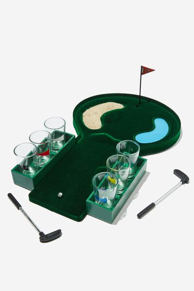 One More Round Golf Drinking Game, GREEN
