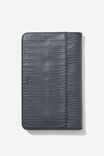 Personalised Off The Grid Travel Wallet, BLACK TEXTURED - alternate image 3