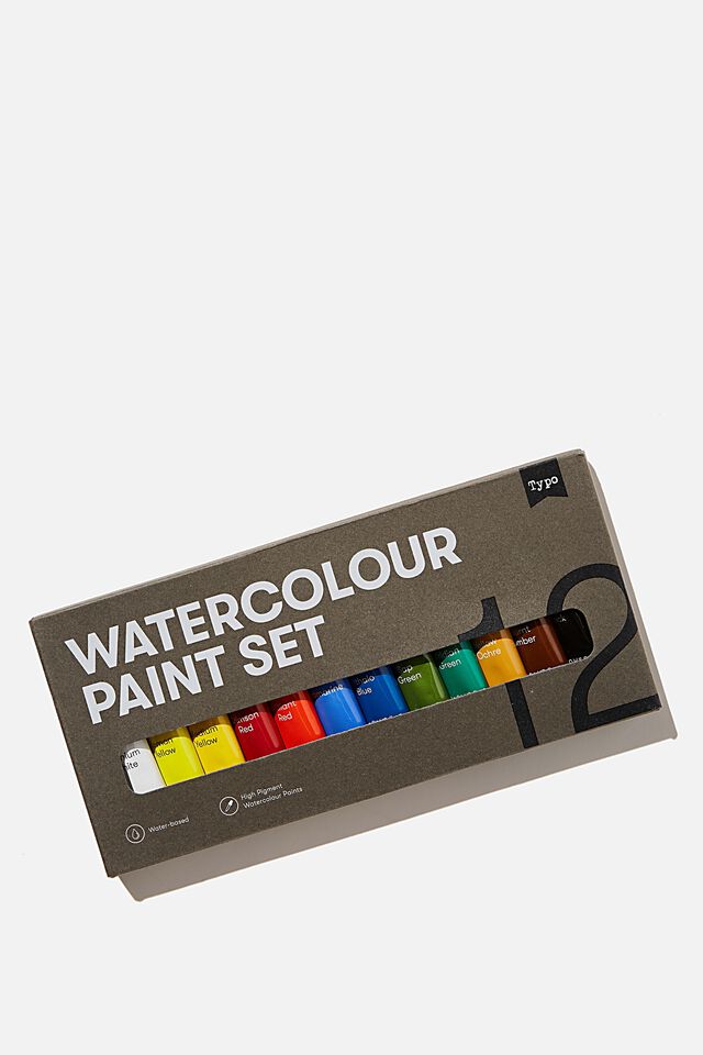 Watercolour Paint Set, BRIGHTS