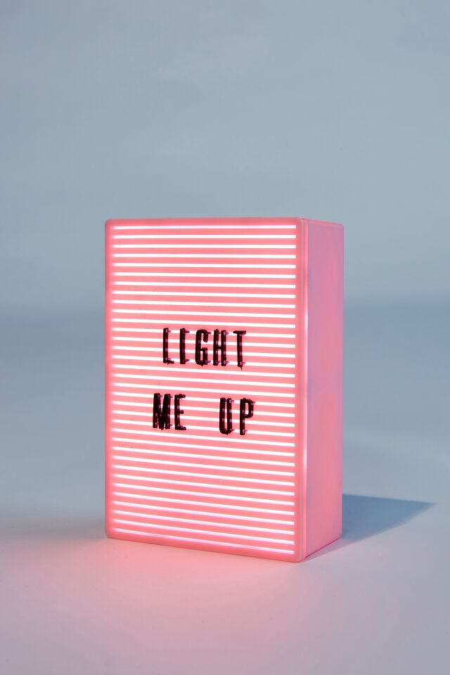 Micro Light Box, PLASTIC PINK