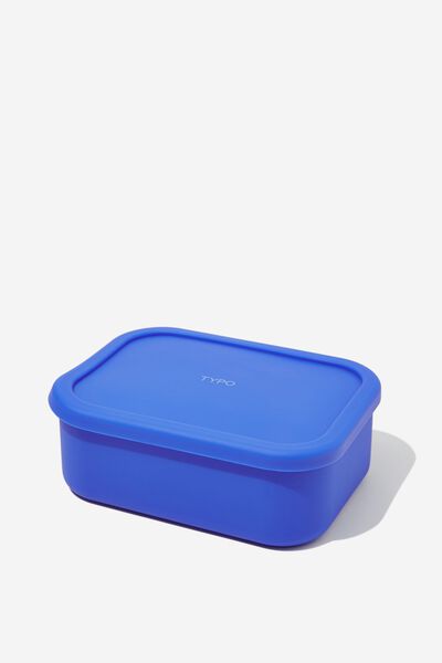 Fill Me Up Silicone Container 1.3L, COBALT