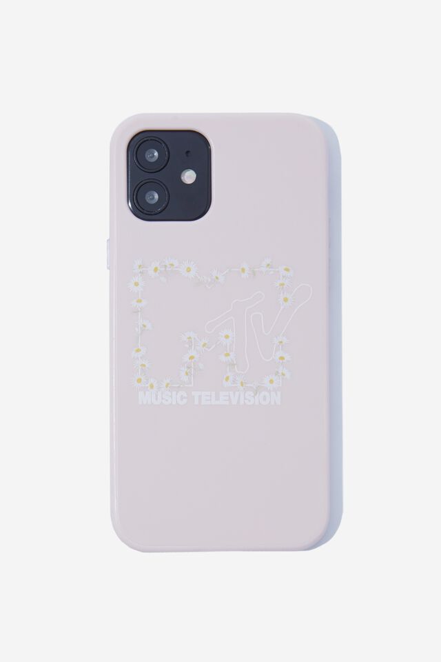 Collab Protective Case Iphone 12/12 Pro, LCN MTV PINK FLORAL