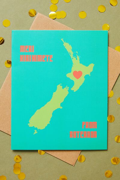 Christmas Card 2022, RG NZ MAP