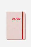 2024 25 A5 Weekly Buffalo Diary, BALLET BLUSH FRENCH RED - alternate image 1