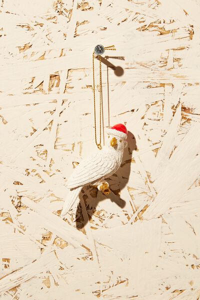 Resin Christmas Ornament, CHRISTMAS BIRD