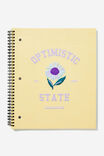 College Ruled Campus Notebook, OPTIMISTIC STATE OF MIND - alternate image 1