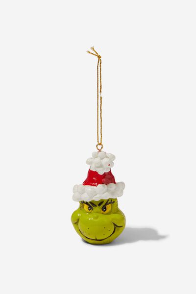 Resin Christmas Ornament, LCN DRS GRINCH