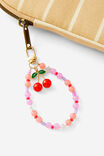 Trinket Bag Charm, CHERRY/ PINK POP - alternate image 2