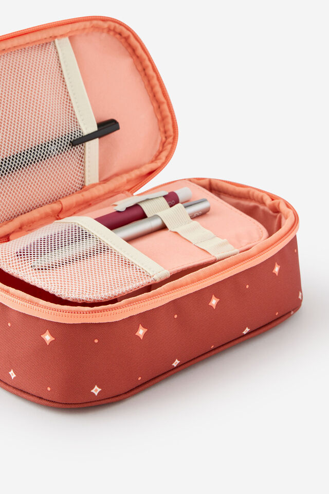 Arlow Pencil Case V2, GINGERBREAD SPACED OUT