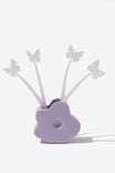 Flower And Butterfly Pen Set, SOFT LILAC - alternate image 1