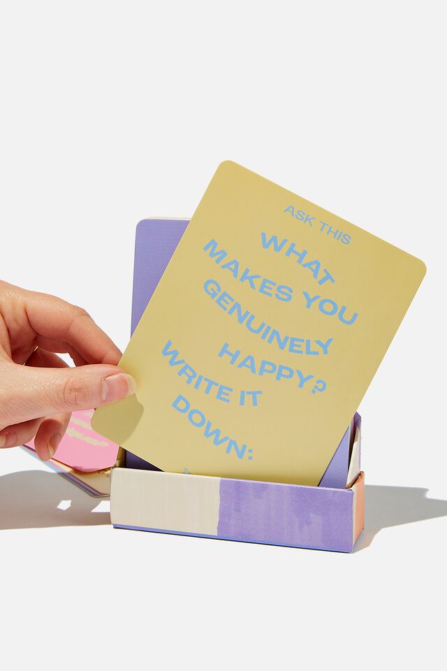 Small Affirmation Cards, POSITIVE CHECKERBOARD PASTELS