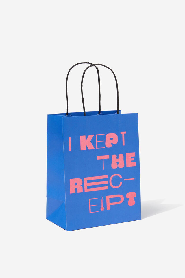 Get Stuffed Gift Bag - Small, I KEPT THE RECEIPT