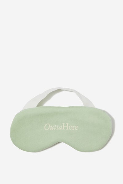 Off The Grid Eyemask, OUTTA HERE/ SMOKE GREEN