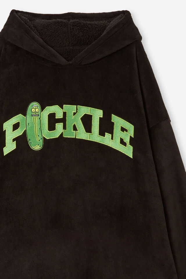 Collab Oversized Hoodie, LCN WB RICK AND MORTY PICKLE RICK USA
