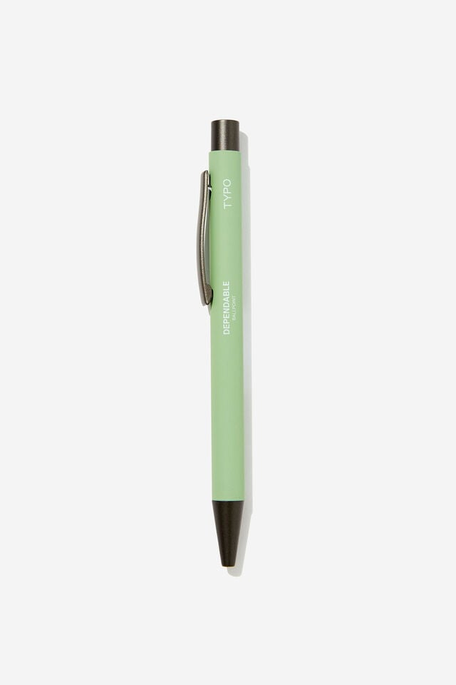 Dependable Ballpoint Pen, SMOKE GREEN