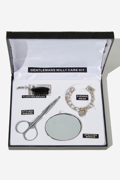 Gentlemans Willy Care Kit, SILVER