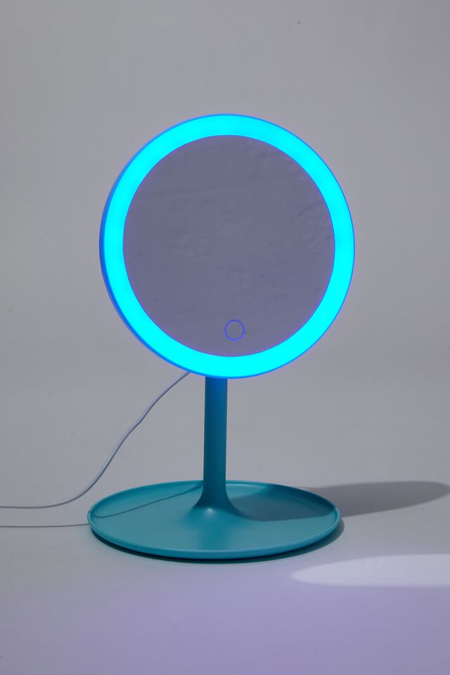 Shaped Mirror Desk Lamp, MINTY SKIES CIRCLE