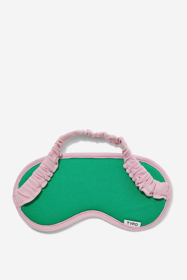 Off The Grid Eyemask, PAPER DAISY GREEN/CANTELOUPE