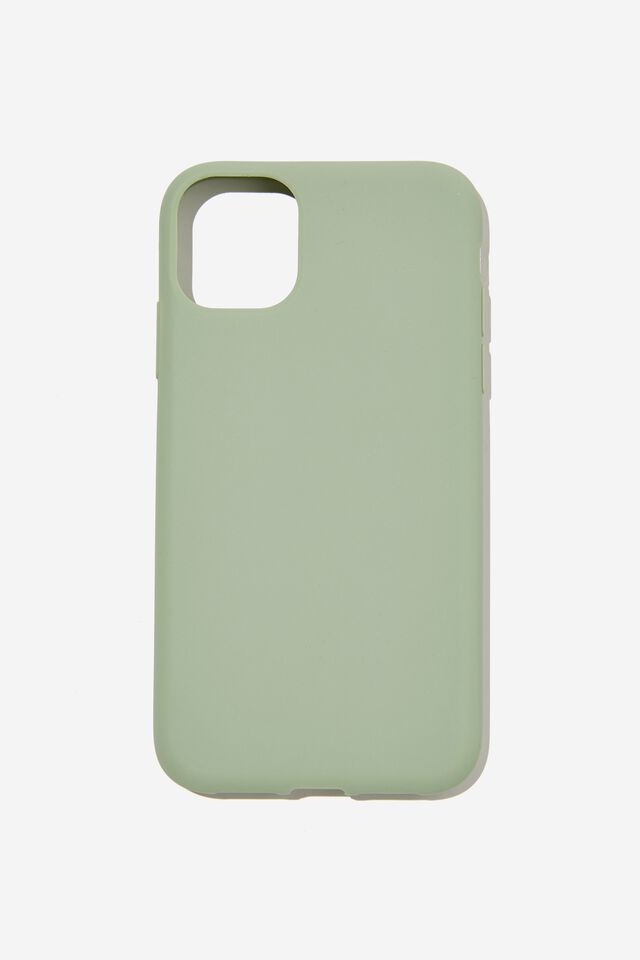 Recycled Phone Case iPhone 11, GUM LEAF