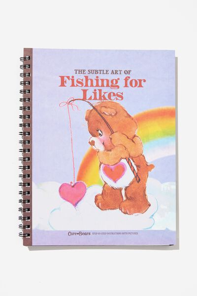 A4 Campus Notebook, LCN CLC CARE BEARS FISHING FOR LIKES