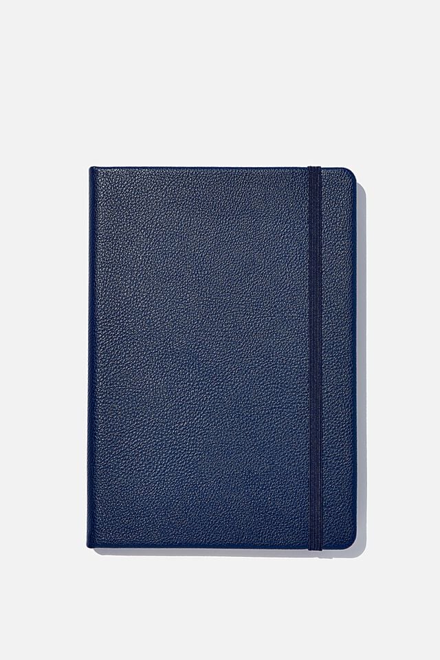 A5 Buffalo Journal Recycled Mix, NAVY