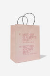 Get Stuffed Gift Bag - Medium, MOTHER IS ALWAYS RIGHT BALLET BLUSH - alternate image 1