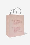Get Stuffed Gift Bag - Medium, MOTHER IS ALWAYS RIGHT BALLET BLUSH - alternate image 1