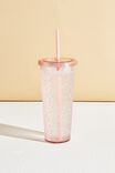 Sipper Smoothie Cup, PALE PINK