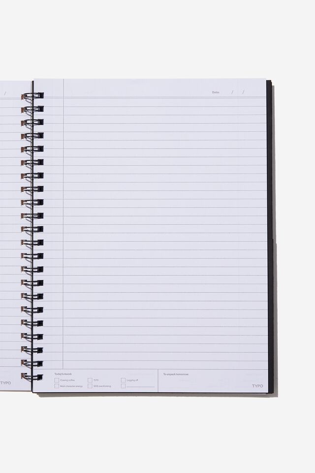 A4 Campus Notebook, TURN PAGE