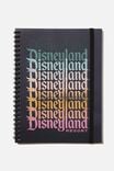A5 Spinout Notebook, LCN DISNEYLAND OMBRE REPEAT - alternate image 1