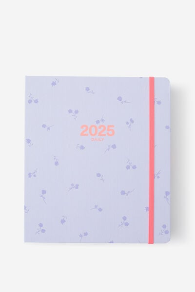 2025 Stay Focused Daily Planner, LAVENDER DITSY