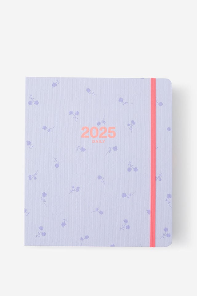 2025 Stay Focused Daily Planner, LAVENDER DITSY