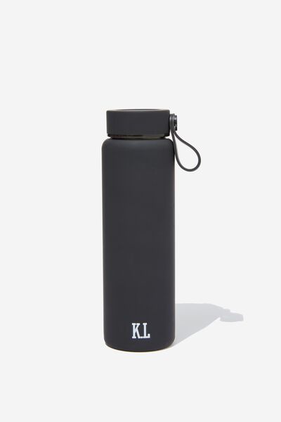 Personalised On The Move Drink Bottle 500Ml, BLACK