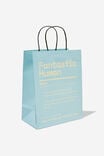 Get Stuffed Gift Bag - Medium, FANTASTIC HUMAN NOUN BLUE - alternate image 1