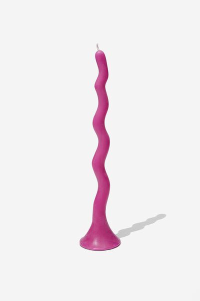 In A Twist Candle, FUCHSIA PINK