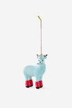 Resin Christmas Ornament, DEER AND BON BON - example image 1