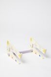 Collapsible Laptop Stand, MULTI COLOUR DRAWN DAISY - alternate image 2