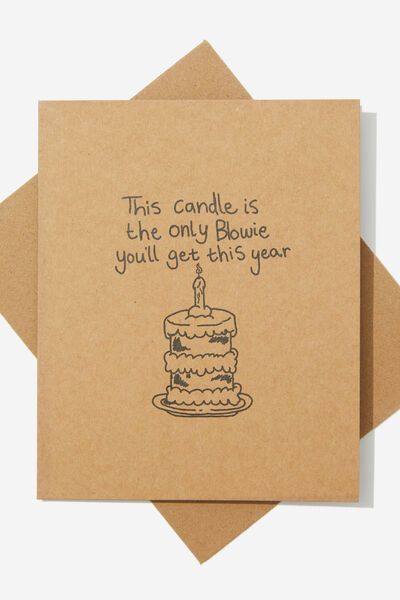 Funny Birthday Card, CANDLE BLOWIE CRAFT!
