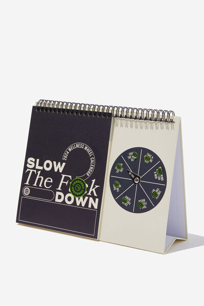 2024 Spin My Wheel Calendar, SLOW THE F**K DOWN!!
