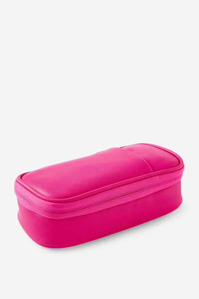 Hybrid Pencil Case, POSIE SAFFIANO
