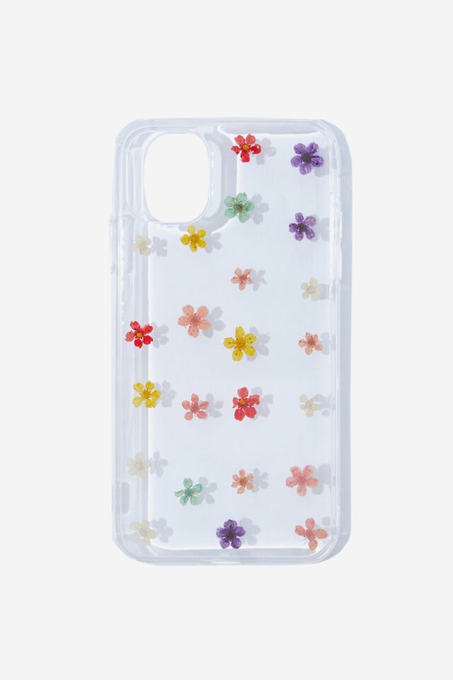 Protective Phone Case iPhone 11, TRAPPED MULTI MINI DAISIES