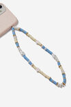 Carried Away Phone Charm Strap, FLORAL / BLUE - alternate image 2