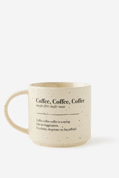 Everyday Mug, LCN WB GILMORE GIRLS COFFEE DEFINITION