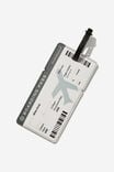 Off The Grid Luggage Tag, BOARDING TICKET - alternate image 1