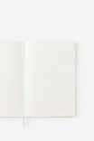 Personalised A5 Hard Lined Notetaker Notebook, ECRU DITSY CELESTIAL - example image 2