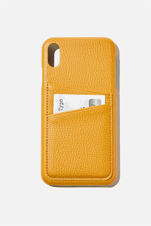 Cardholder Phone Case Iphone Xs Max, MUSTARD