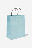Get Stuffed Gift Bag - Medium, BIRTHDAY BITCH GOLD FOIL ARCTIC BLUE! - alternate image 1