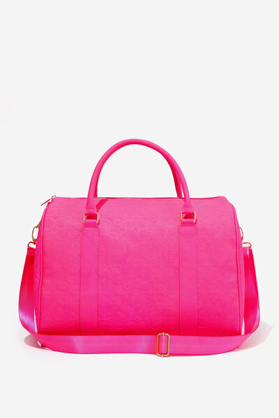 Collab Weekend Hold All Bag, LCN MAT BARBIE SIZZLE PINK