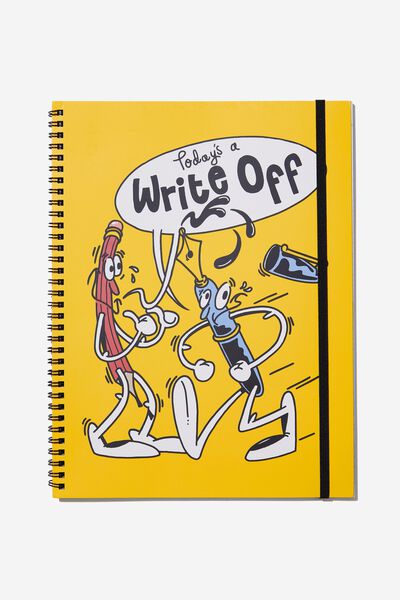 A4 Spinout Notebook, WRITE OFF
