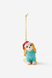 Resin Christmas Ornament, KING CHARLES CAVALIER DOG IN JUMPER - alternate image 1